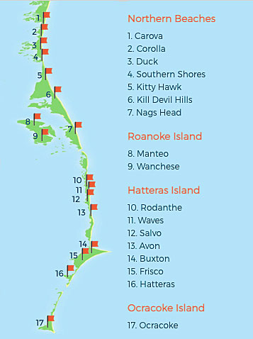 Beaufort to Hatteras Outer Banks Fishing Spots